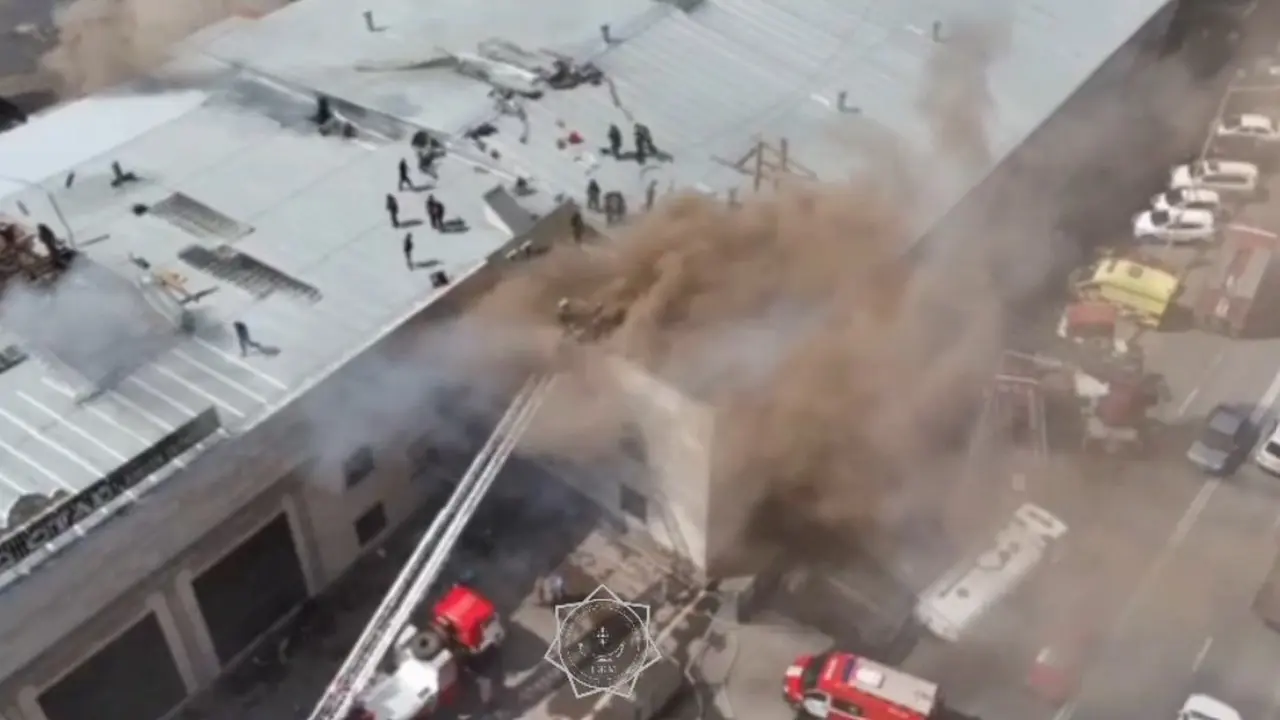 Кадр с видео МЧС