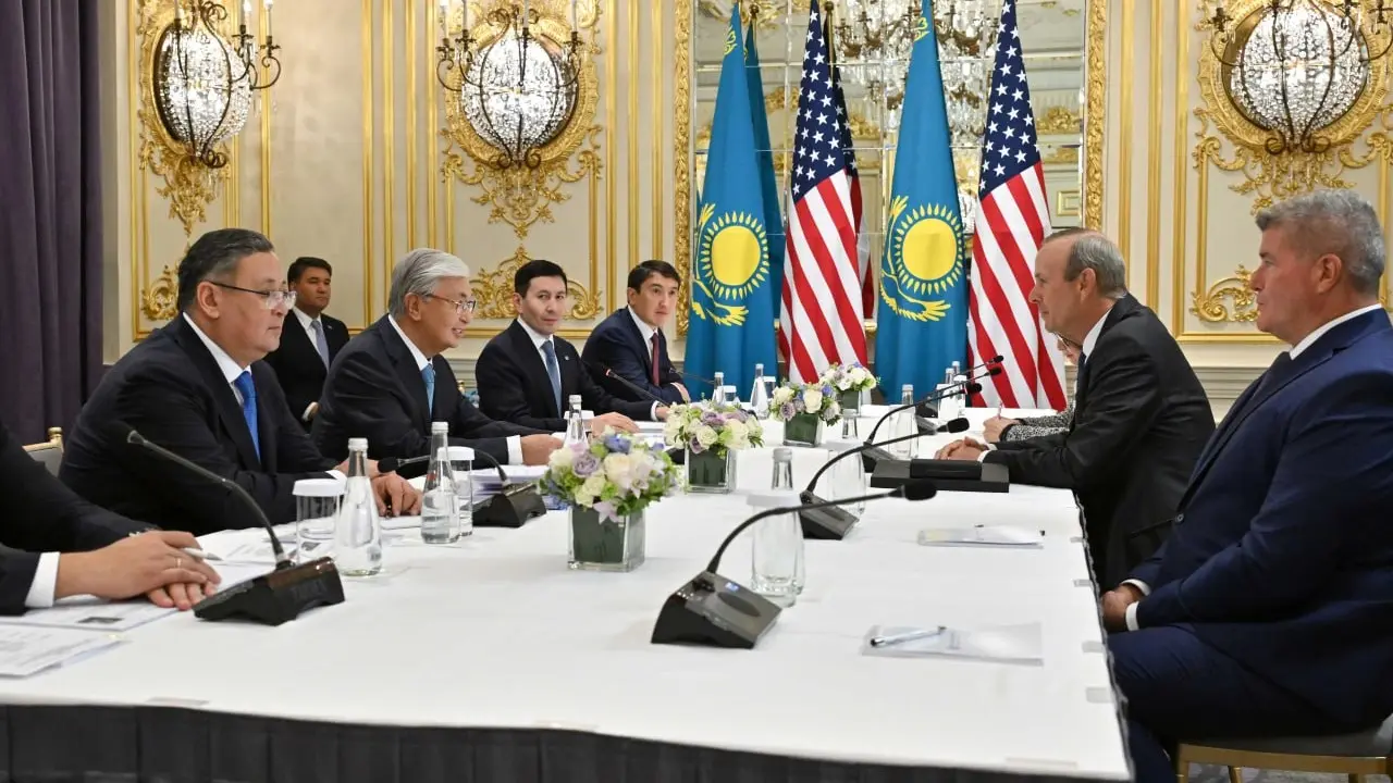 Токаев с главой корпорации Chevron / Фото Акорды