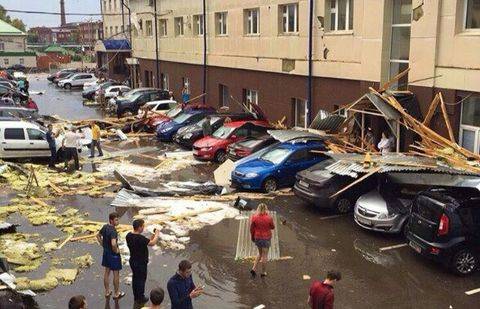 В Казани введён режим ЧП после урагана