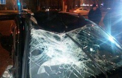 Кульбит после удара сделала Lada в Алматы