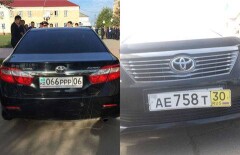 Районного акима с госномерами разных стран на машине поймал глава Атырауской области Нурлан Ногаев
