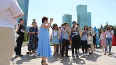 Торжественное открытие Astana Art Fest на бульваре Нуржол