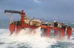 Экстренная эвакуация нефтяников с платформы началась в Северном море