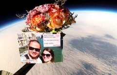 Первый за всю историю человечества букет цветов был запущен в космос