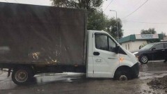 После газификации улицы Талдыкоргана стали опасны для авто и пешеходов