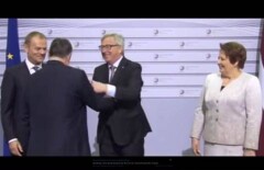 Глава Еврокомиссии назвал премьер-министра Венгрии диктатором и дал ему пощёчину
