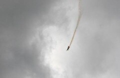 Самолёт разбился на авиашоу в Индонезии