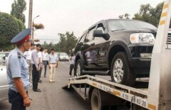Арест на 1200 автомобилей наложен в Алматы