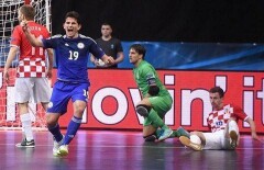 Казахстан одолел Хорватию на чемпионате Европы по мини-футболу