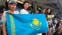 Казахстанцы поддержали Головкина на открытой тренировке в Лос-Анджелесе
