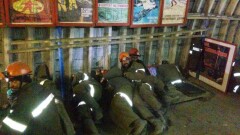154 бастующих шахтёра согласились выйти на поверхность 