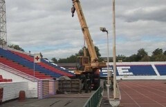 Предпродажная подготовка стадиона