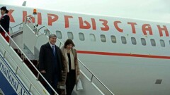 Президент Кыргызстана Алмазбек Атамбаев прибыл в Бишкек