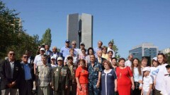 Стелу в память о жертвах радиационных аварий открыли в Актау