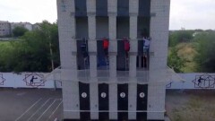 Образцовый подъём по штурмовой лестнице показали спасатели Алматинской области