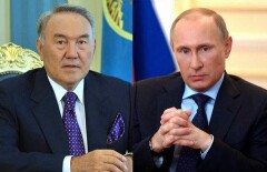Назарбаев и Путин обсудили ситуацию в Нагорном Карабахе