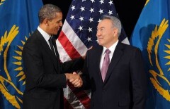 Обама поздравил Назарбаева с победой на выборах