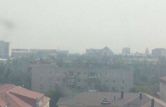 Север Казахстана накрыл смог от российских лесных пожаров