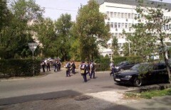 В акимате Бостандыкского района Алматы "обезвреживают террористов"