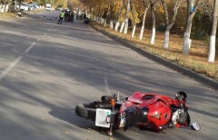 В Усть-Каменогорске шлем не спас байкера от гибели в ДТП