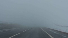 Из-за густого тумана ограничили движение на участке автодороги Самара – Шымкент 