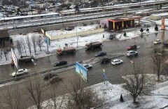 Аномальный дождь на улицах Семея вызвал потоп