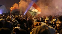 Протесты в Венгрии: демонстранты осадили здание государственной телекомпании