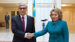 Касым-Жомарт Токаев наградил Валентину Матвиенко орденом "Достык" І степени