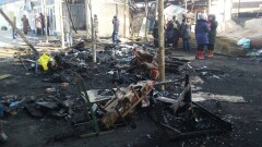 Рынок в ЮКО сгорел в считанные минуты
