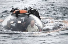 Президент России погрузился на дно Чёрного моря