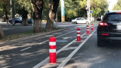 На двух улицах Алматы велодорожки перенесут в одну сторону