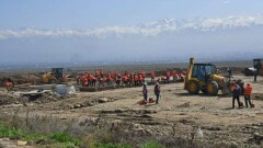 В Алматы начали строить быстровозводимый инфекционный госпиталь на 280 мест