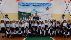 Министр внутренних дел провёл в селе Кызылжар урок по безопасному поведению на дороге