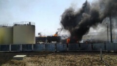 Ущерб от пожара на нефтебазе в ЮКО оказался огромным