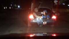Романтичную поездку в багажнике совершила алматинская пара 