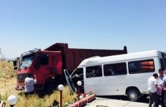 Число жертв аварии под Шымкентом возросло до 13 человек