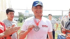 Кульгинов пробежал дистанцию в 21 км на соревновании по триатлону Ironman в Нур-Султане