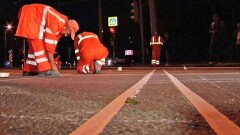 В Алматы появится дорожная разметка красного цвета
