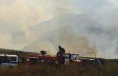 Крупный степной пожар в ВКО не могут потушить вторые сутки