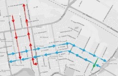 Опубликована схема одностороннего движения на улицах Астаны 