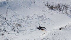 Появились фотографии с места крушения вертолёта в ВКО 