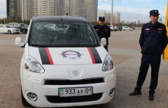 Спецавтомобиль будет автоматически штрафовать за нарушения ПДД в Астане
