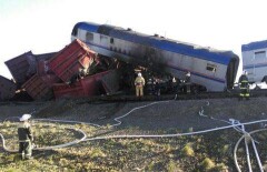 Два поезда столкнулись в Алматинской области