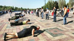 26280 отжиманий сделали устькаменогорцы в память о Победе