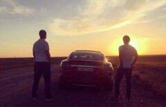 Электромобиль не выдержал испытания казахстанскими дорогами