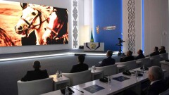 Назарбаев посетил презентацию фильма "Equus: История лошади"