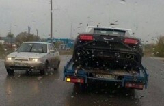 Принадлежавший Кайрату Жамалиеву Lamborghini в Актобе катается исключительно на эвакуаторе
