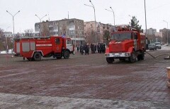В Темиртау загорелся акимат