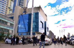 Пожар в здании КТЖ произошёл из-за ремонтно-кровельных работ