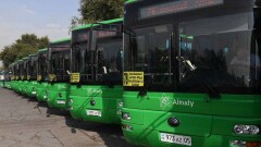 В Алматы на пригородные маршруты №23 и 78 выпустили новые автобусы